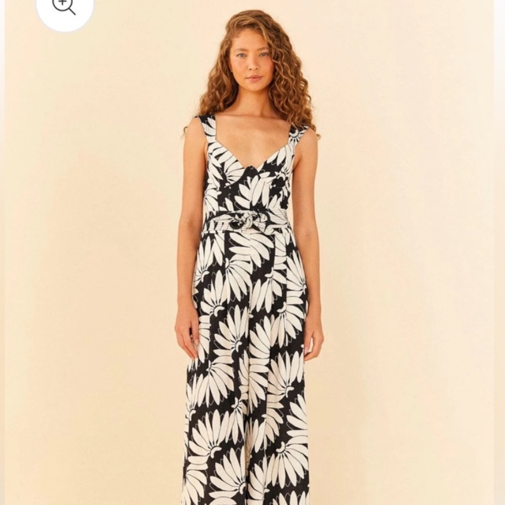 FARM Rio black jumpsuit - size L